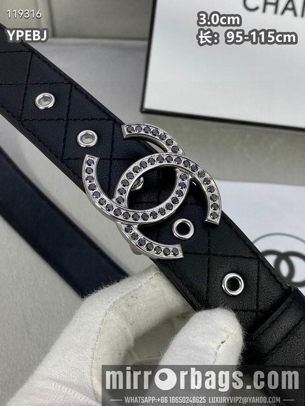 Chanel belt 30mmX95-115cm 8L040805