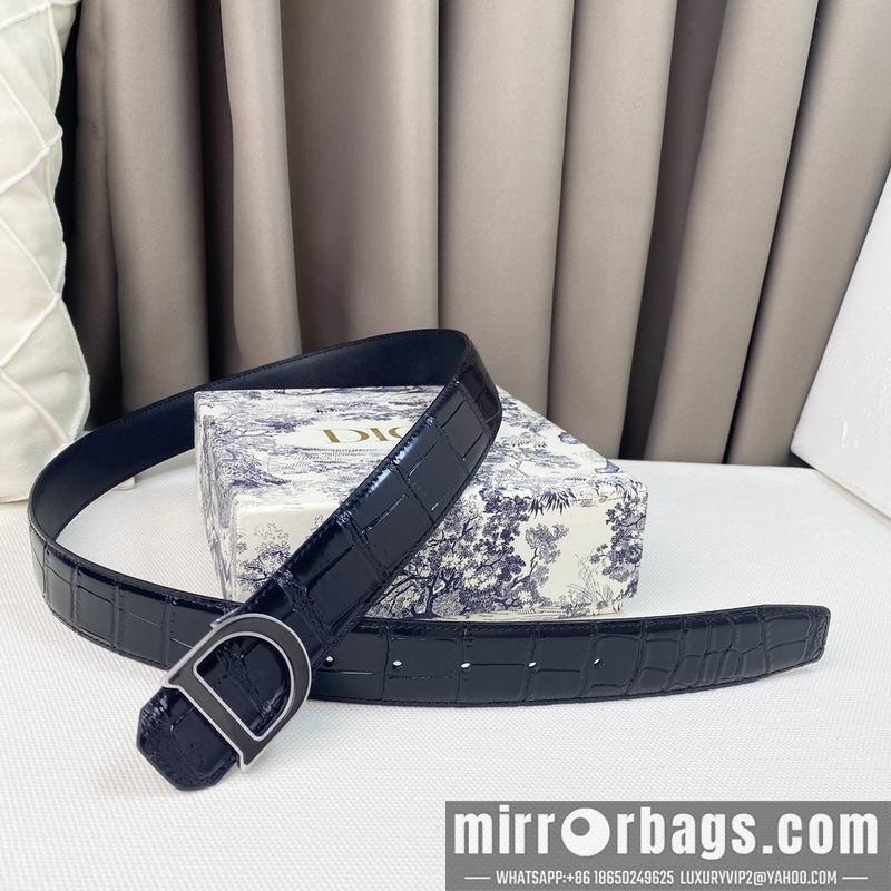 Dior belt 35mmX95-125cm 7D19
