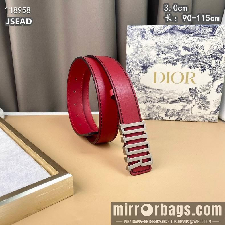 Dior belt 30mmX90-115cm 8L12