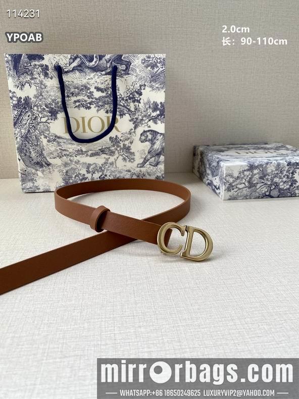 Dior Belt 20mmX90-110cm 8L03