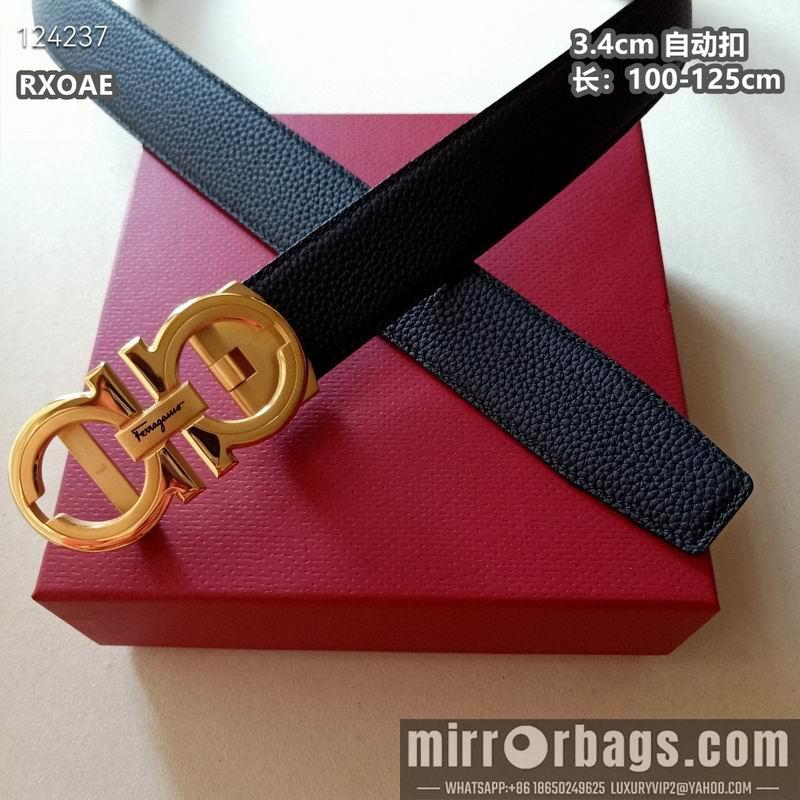 Ferragamo belt 34mmX100-125cm 8L08
