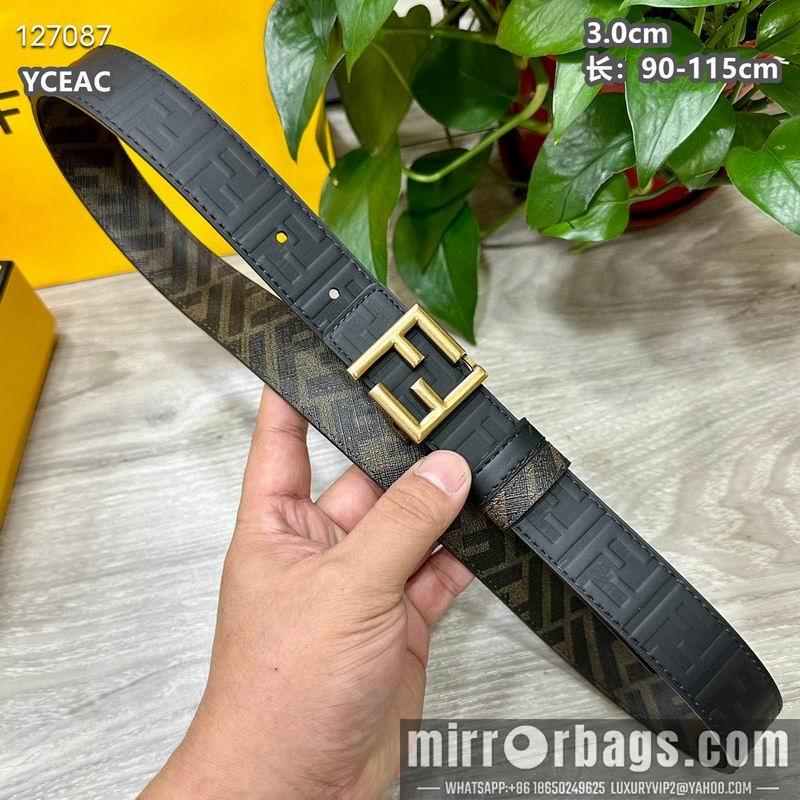 Fendi belt 30mmX90-115cm 8L24