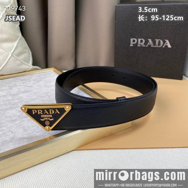 Prada belt 35mmX95-125CM 8L16