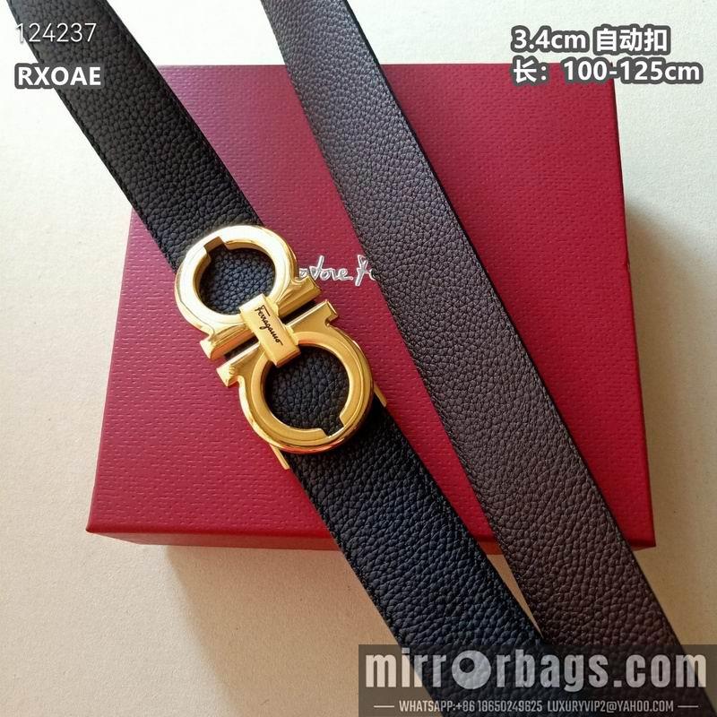 Ferragamo belt 34mmX100-125cm 8L08