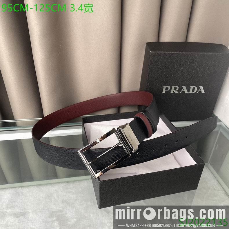Prada Belt 34mmX95-125cm 7D01