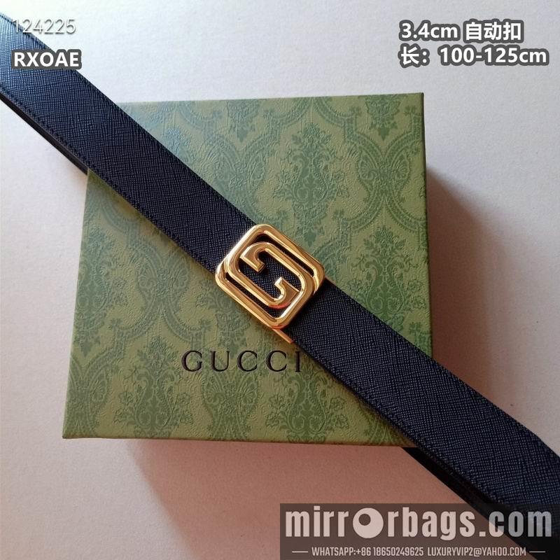 Gucci belt 34mmX100-125cm 8L21