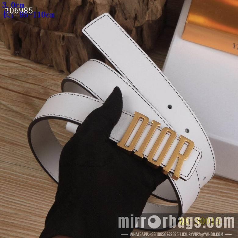Dior Belt 30mm 95-110cm 8L04