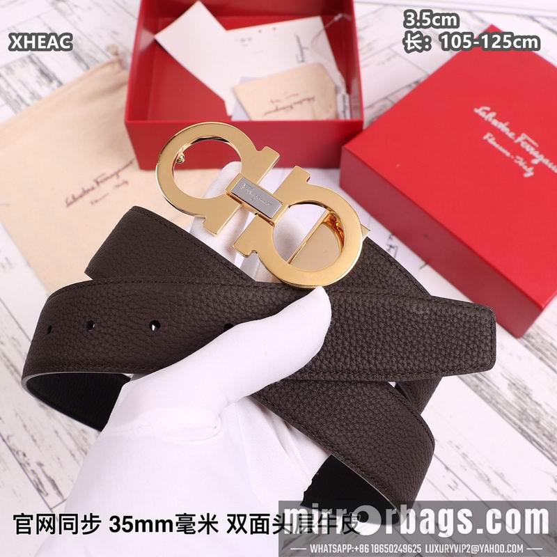 Ferragamo belt 35mmX105-125cm 8L135