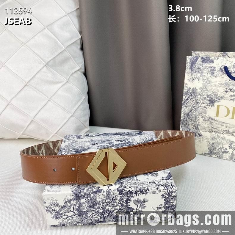 Dior belt 38mmX100-125cm 8L02