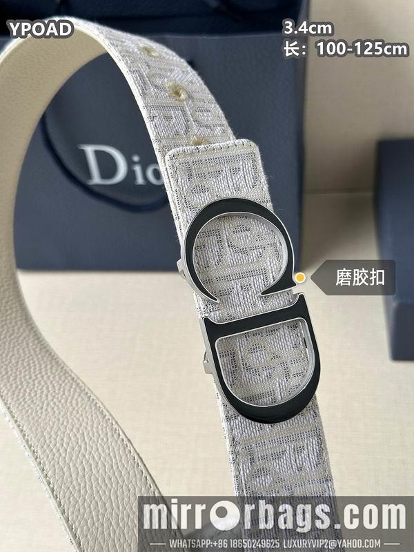 Dior belt 34mmX100-125cm 8L09