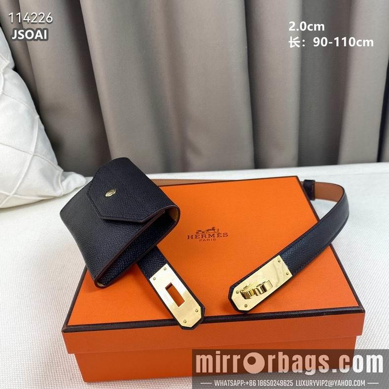 Hermes belt 20mmX90-115cm 8L082501