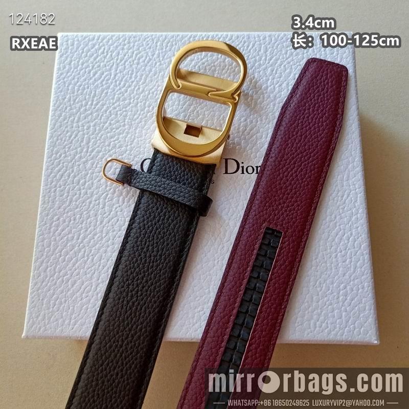 Dior belt 34mmX100-125cm 8L04