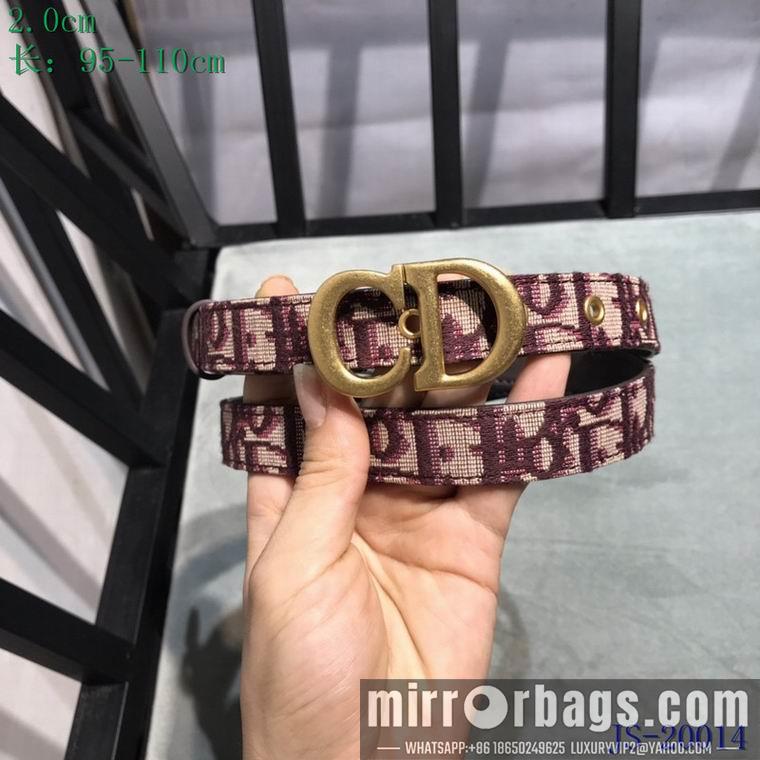 Dior Belt 20mmX95-110cm 8L09