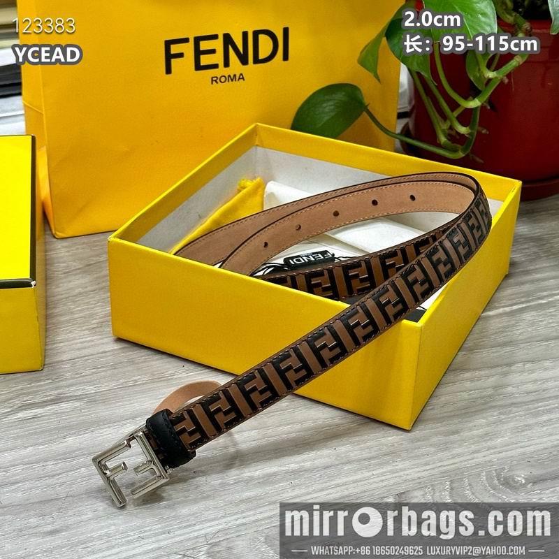 Fendi belt 20mmX95-115cm 8L14
