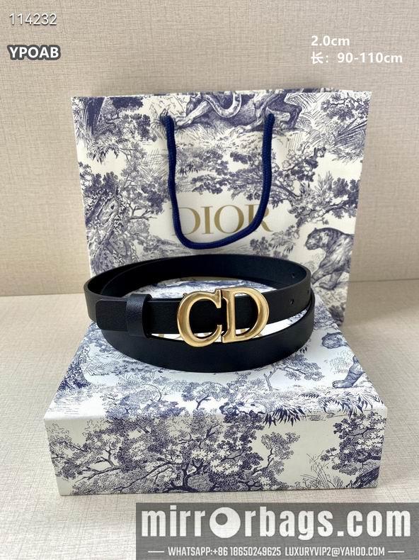 Dior Belt 20mmX90-110cm 8L03