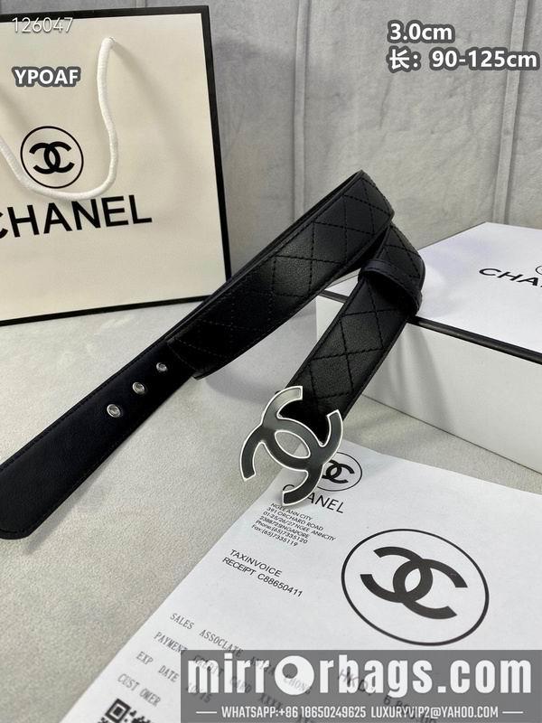 Chanel belt 30mmX90-125cm 8L12
