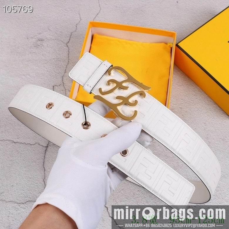 Fendi Belt 38mmX95-125cm 7D94