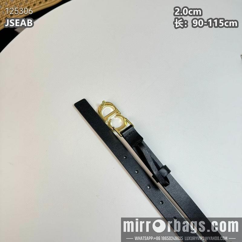 Dior belt 20mmX90-115cm 8L18
