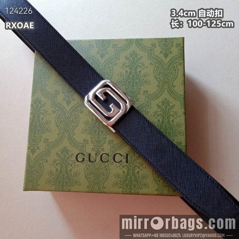 Gucci belt 34mmX100-125cm 8L21