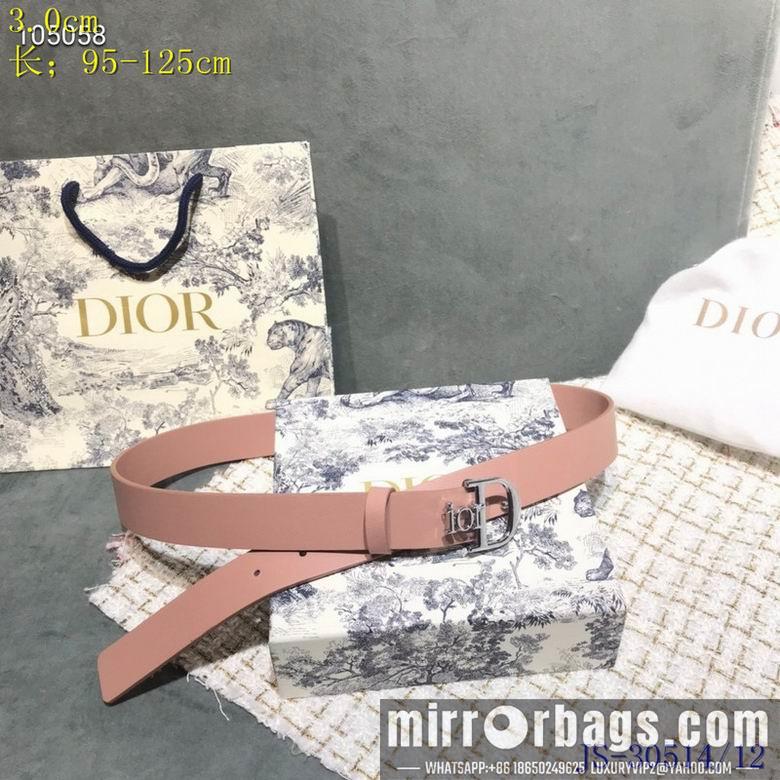 Dior Belt 30mm 95-125cm 8L06