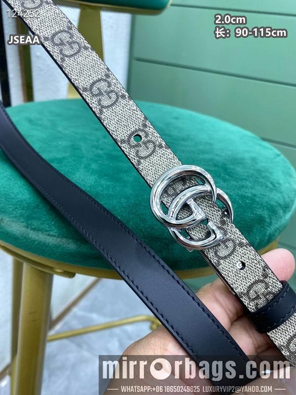 Gucci belt 20mmX90-115cm 8L22