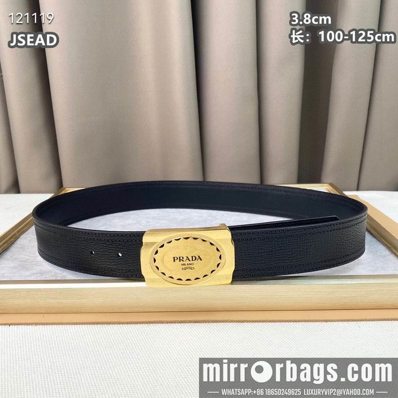 Prada belt 38mmX100-125cm 8L08