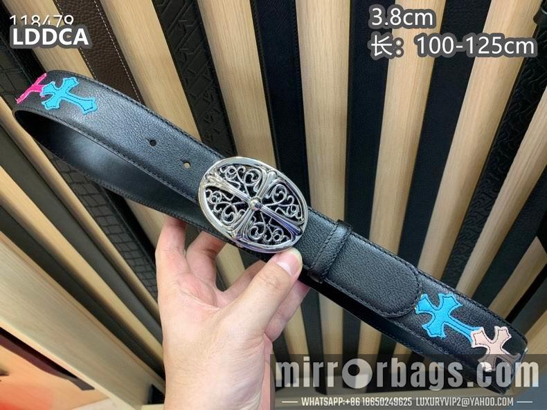 Chrome Hearts belt 38mmX100-125cm 8L22