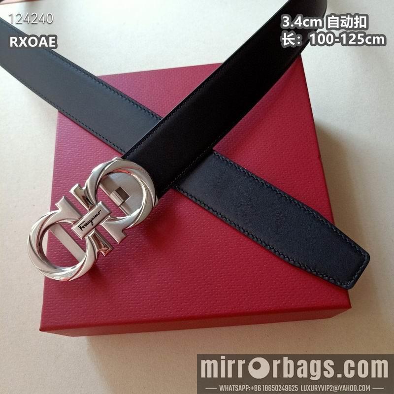 Ferragamo belt 34mmX100-125cm 8L07