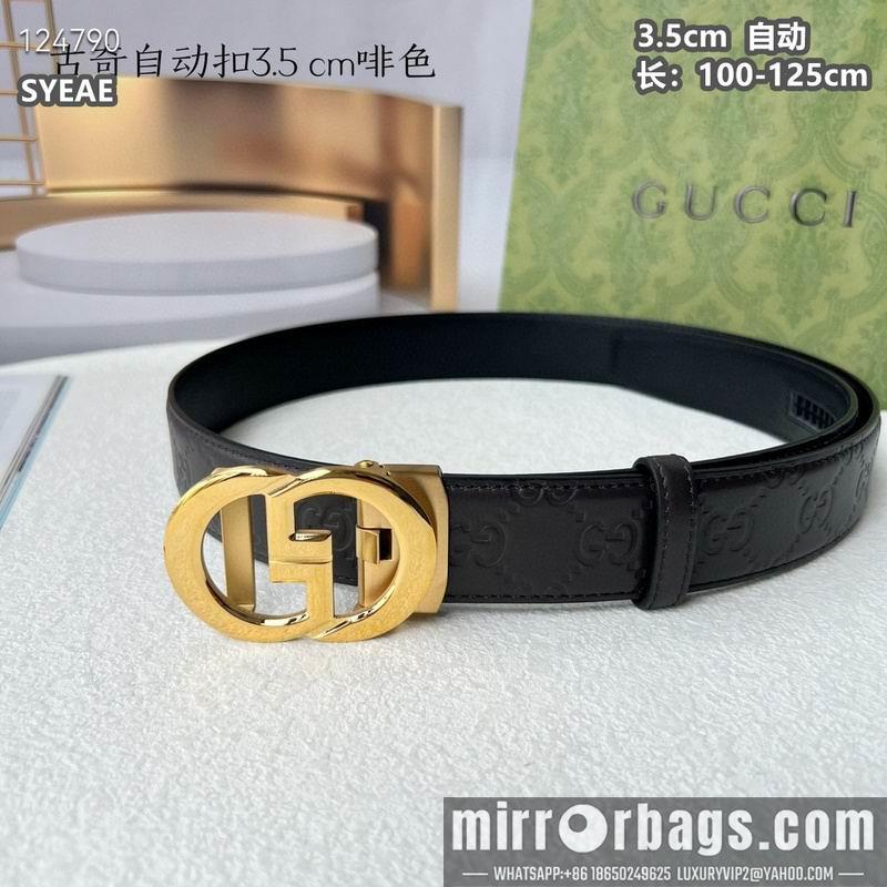 Gucci belt 35mmX100-125cm 8L18