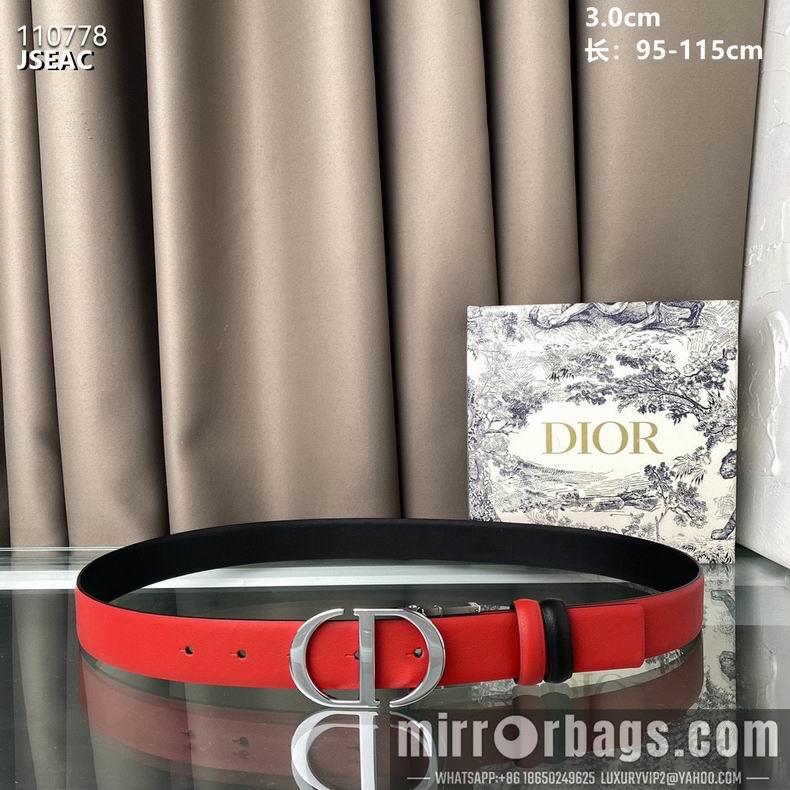 Dior Belt 30mmX95-115cm 8L08