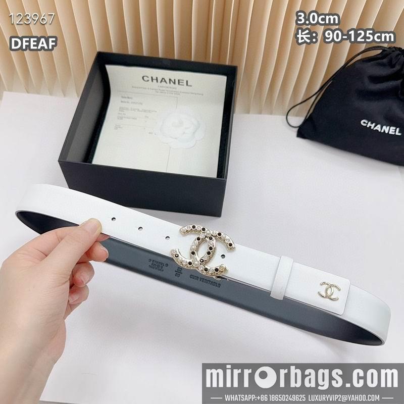 Chanel belt 30mmX90-125cm 8L21