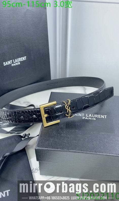 YSL belt 30mmX95-115cm 7D01