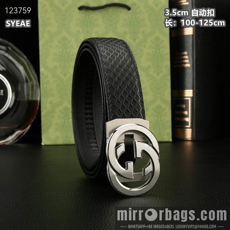 Gucci belt 35mmX100-125cm 8L54