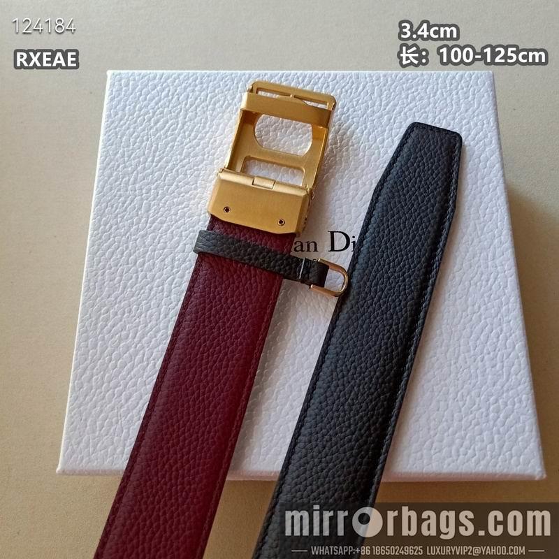 Dior belt 34mmX100-125cm 8L03
