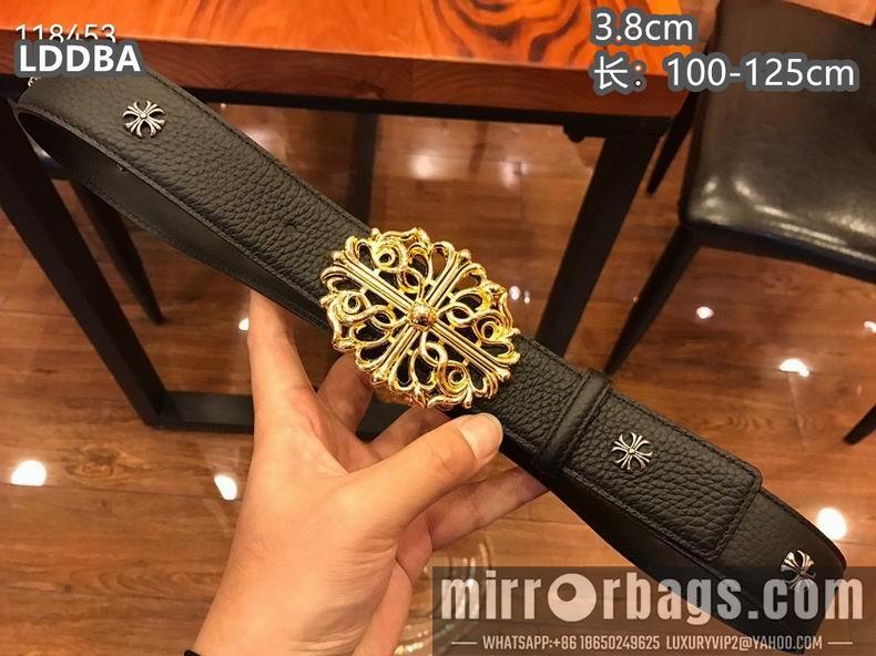 Chrome Hearts belt 38mmX100-125cm 8L05