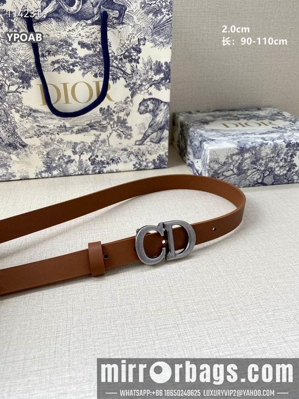Dior Belt 20mmX90-110cm 8L03