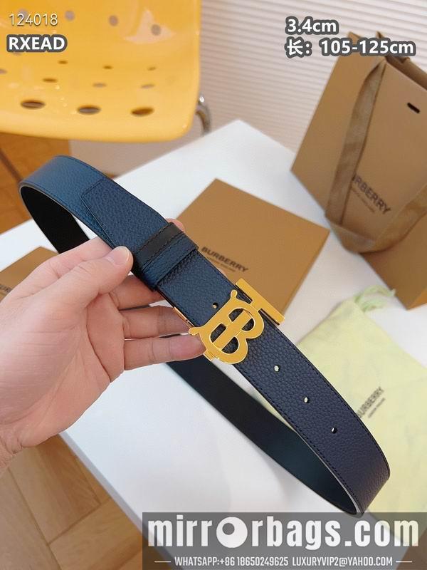 Burberry belt 34mmX105-125cm 8L07
