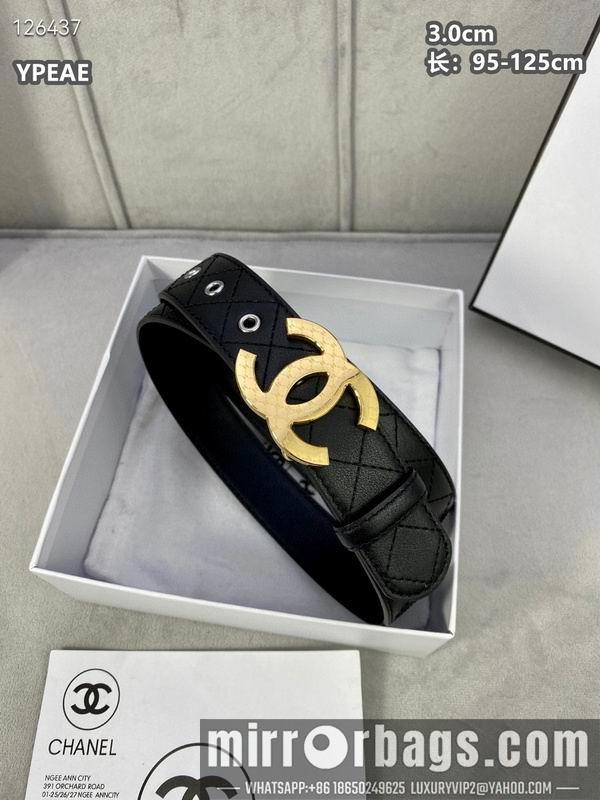 Chanel belt 30mmX95-125cm 8L25