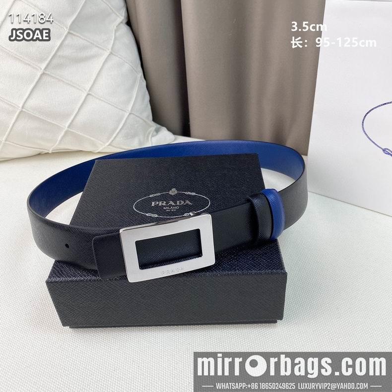 Prada belt 35mmX95-125CM 8L21