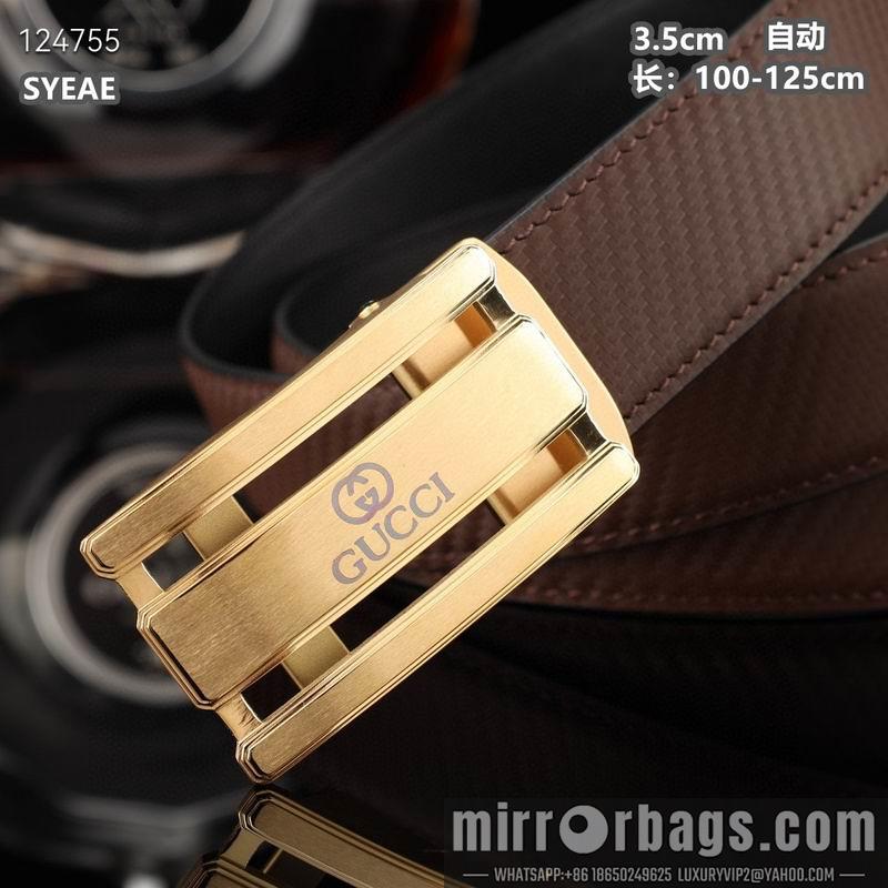 Gucci belt 35mmX100-125cm 8L23