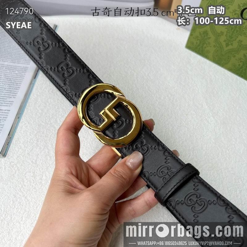 Gucci belt 35mmX100-125cm 8L18