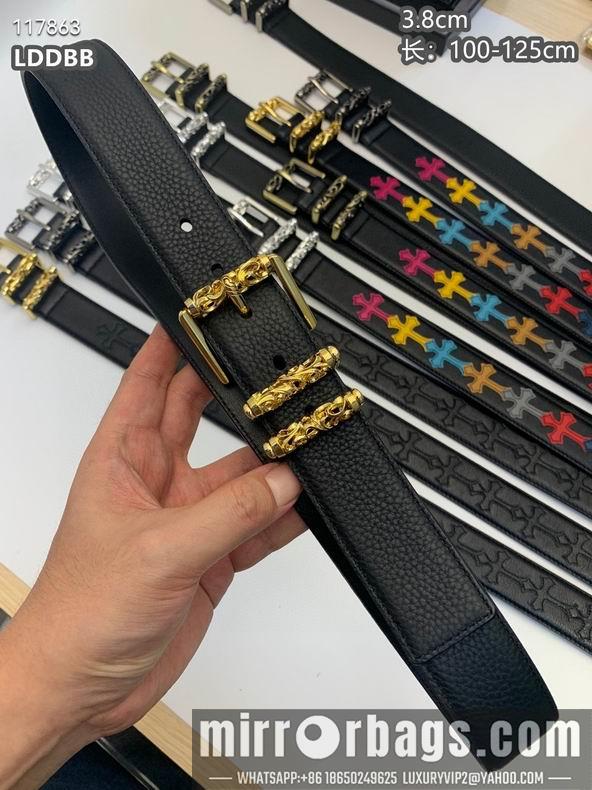 Chrome Hearts belt 38mmX100-125cm 8L16