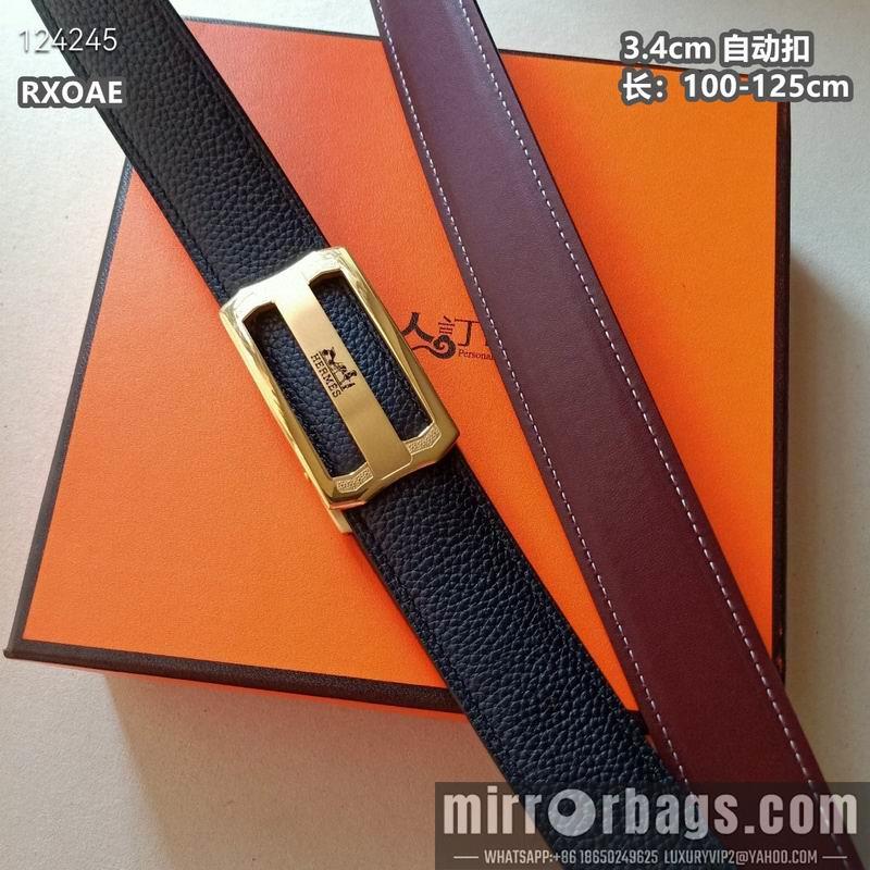 Hermes belt 34mmX100-125cm 8L08