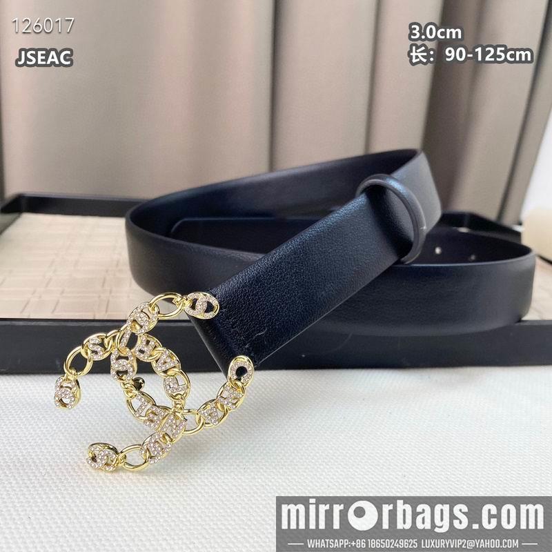 Chanel belt 30mmX90-125cm 8L19