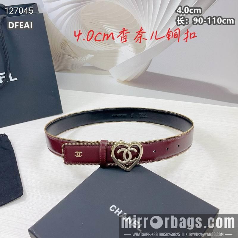 Chanel belt 40mmX90-115cm 8L04