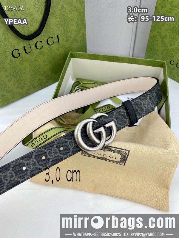 Gucci belt 30mmX95-125cm 8L20