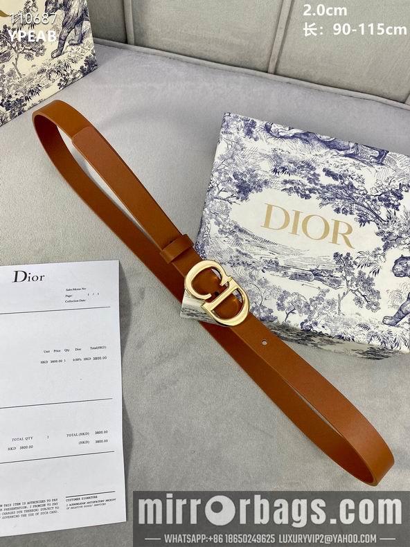 Dior Belt 20mmX90-115cm 8L04