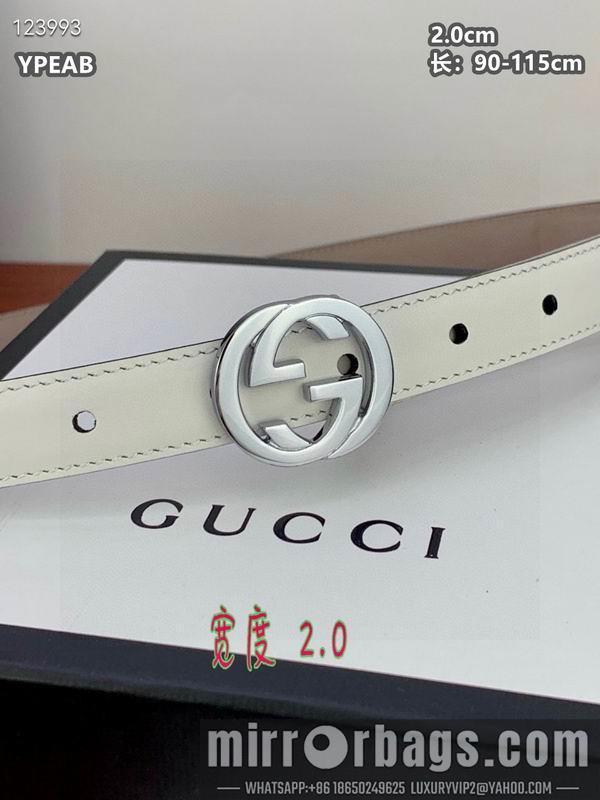Gucci belt 20mmX90-115cm 8L24