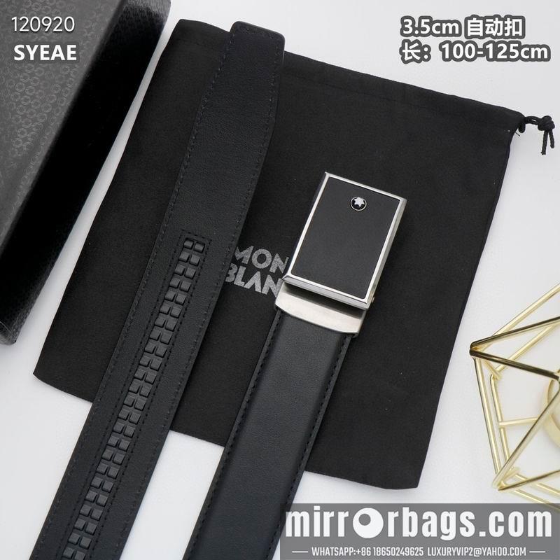 Montblanc belt 自动扣 35mmX100-125cm 8L072006