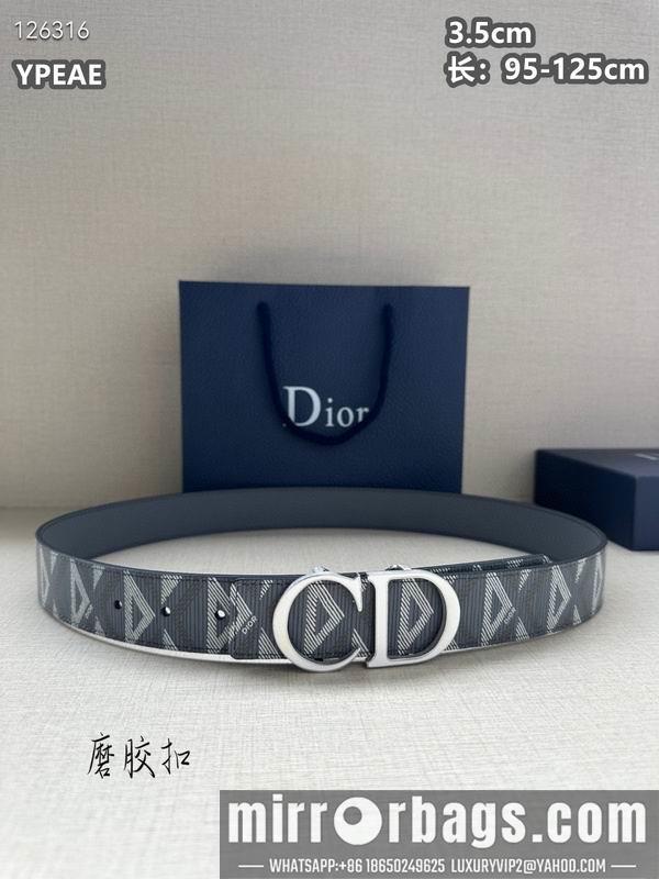 Dior belt 35mmX95-125cm 8L16